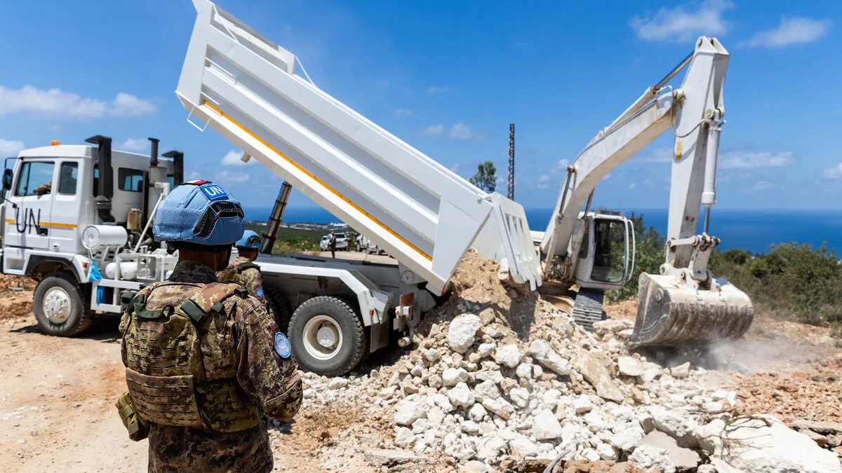 Work underway to repair vital road near UNIFIL HQs