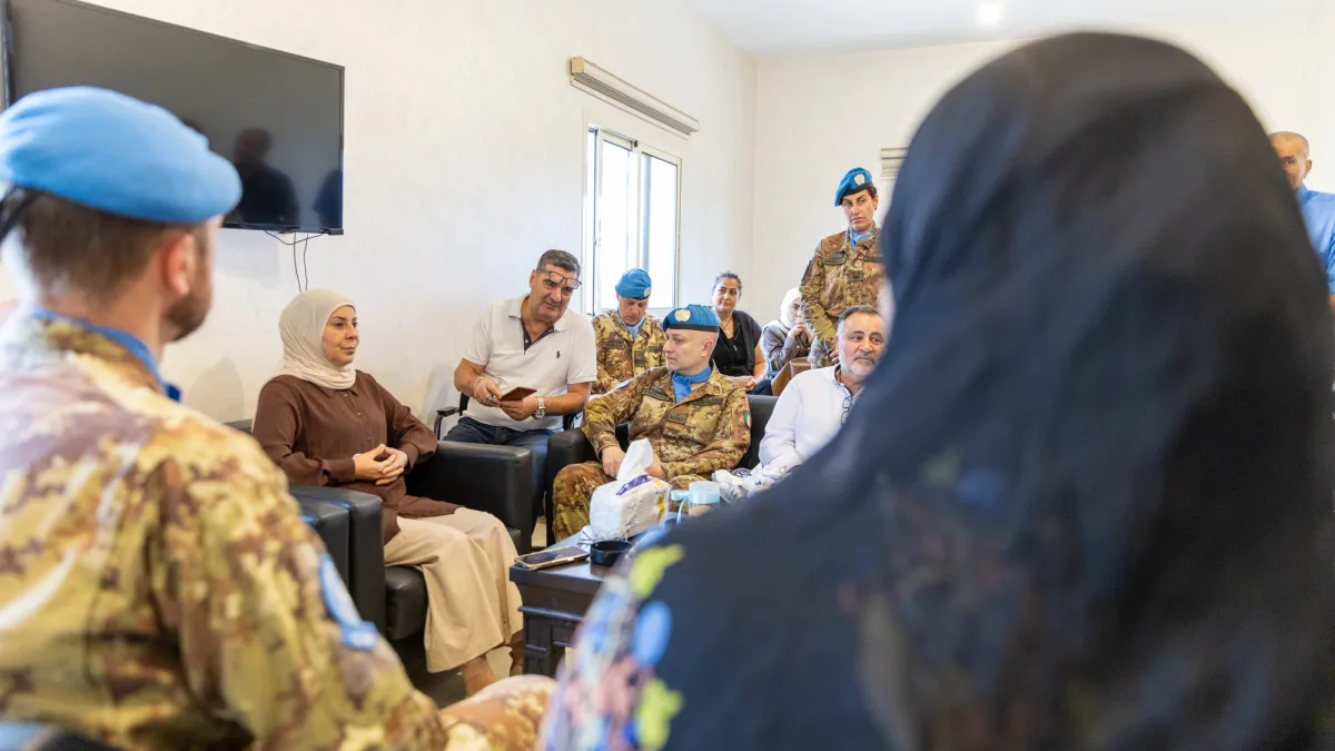 UNIFIL peacekeepers work alongside communities to support recovery