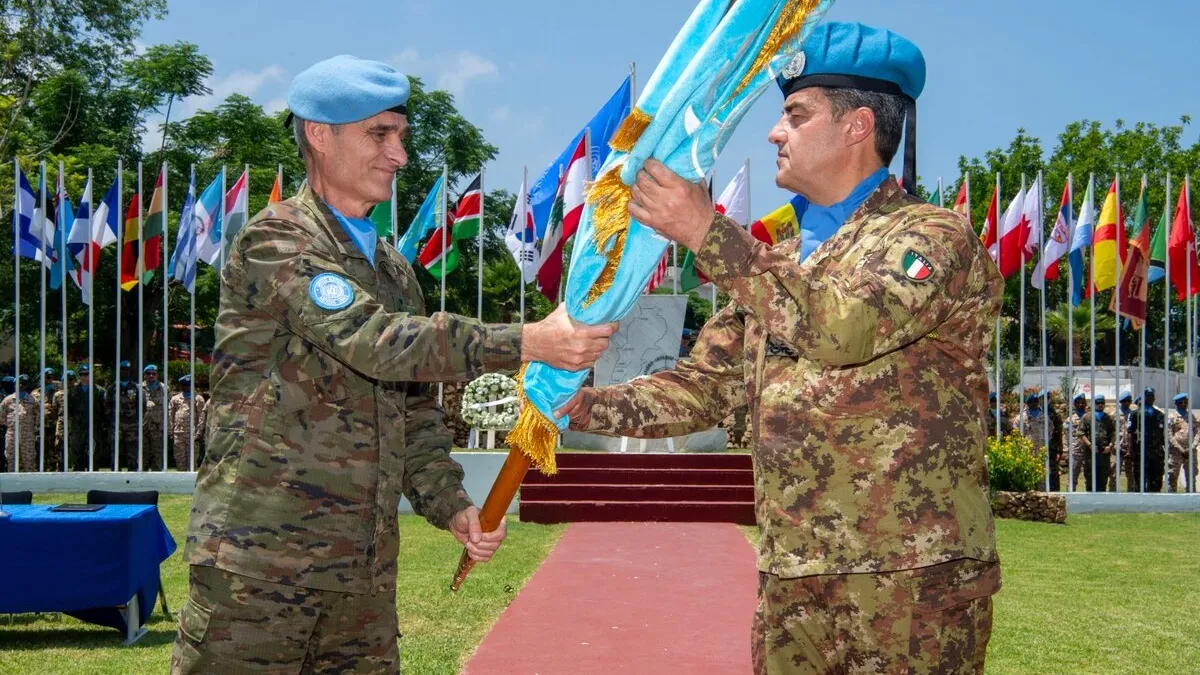 Major General Diodato Abagnara of Italy assumes UNIFIL command