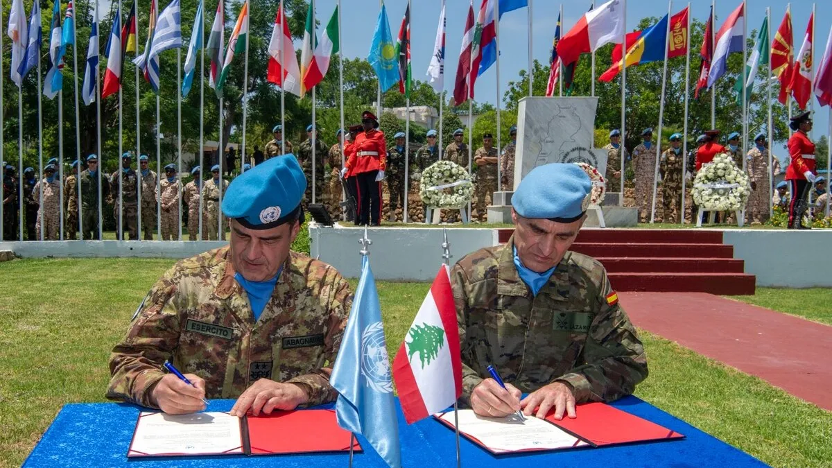 Major General Diodato Abagnara of Italy assumes UNIFIL command