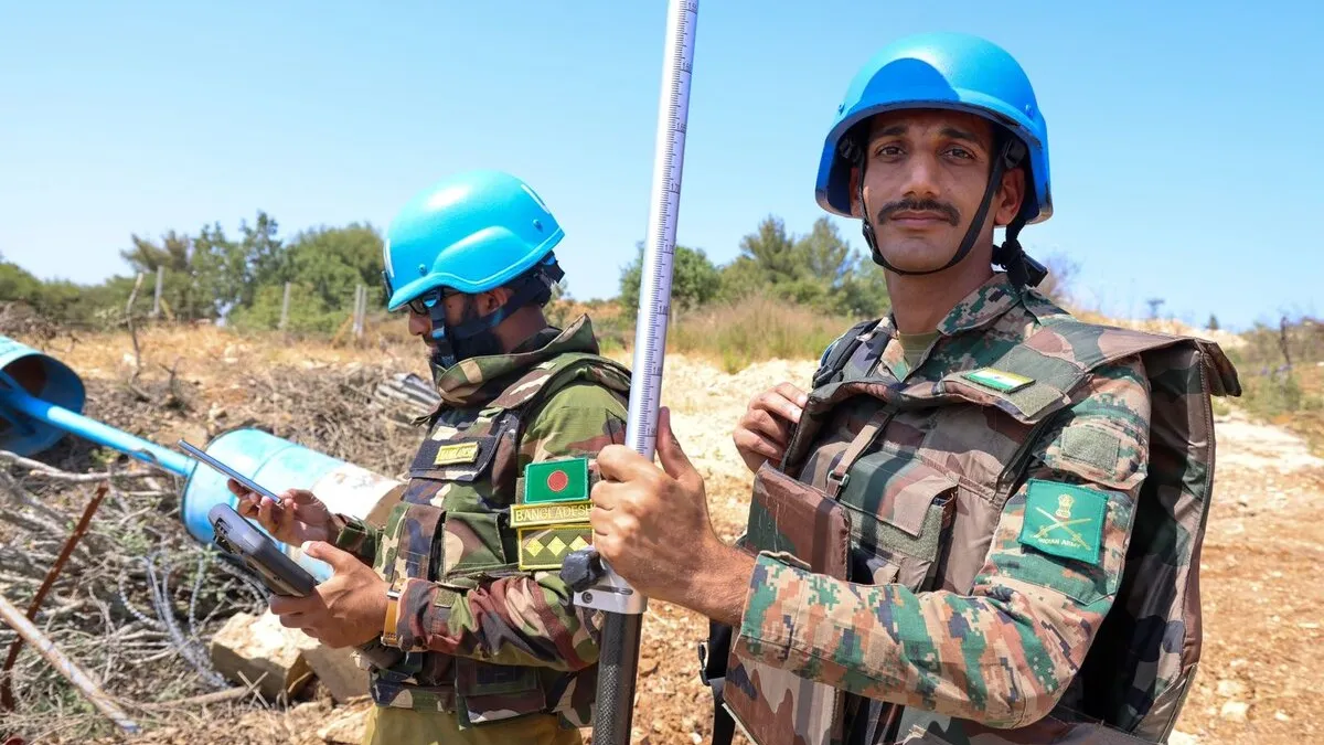 Two UNIFIL positions along Blue Line cleared of unexploded ordnances