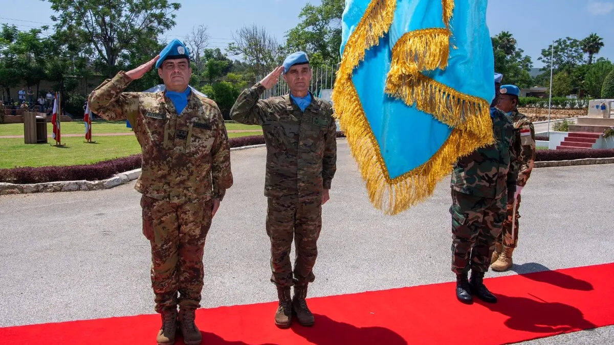Major General Diodato Abagnara of Italy assumes UNIFIL command