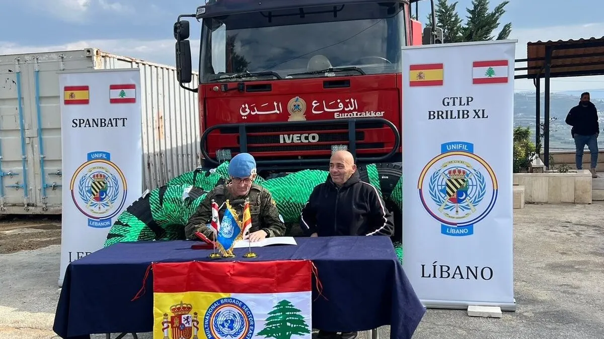 Spanish peacekeepers ramp up donations to local communities