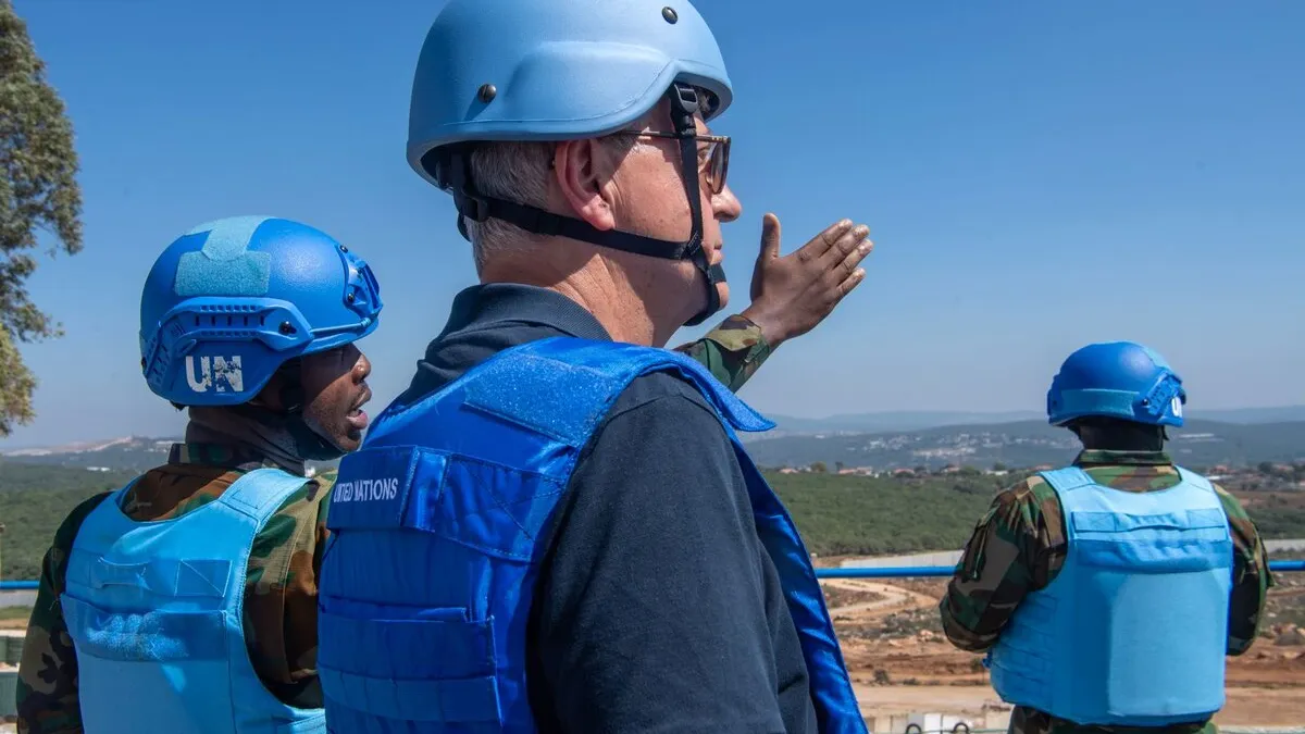 UN Peacekeeping Chief Reaffirms UNIFIL’s Role as He Concludes Visit