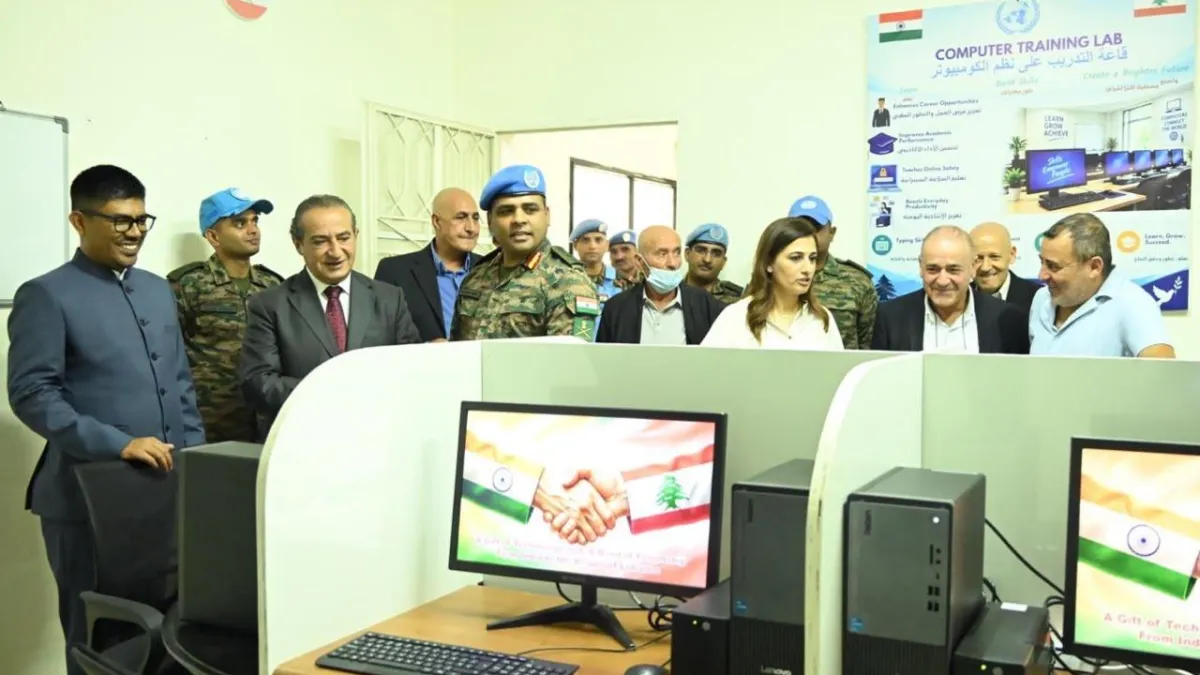 UNIFIL peacekeepers work alongside communities to support recovery