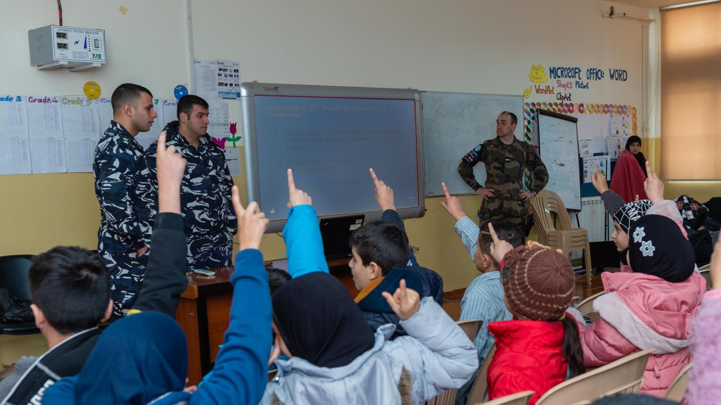 UNIFIL French peacekeepers conduct road safety campaign for ...