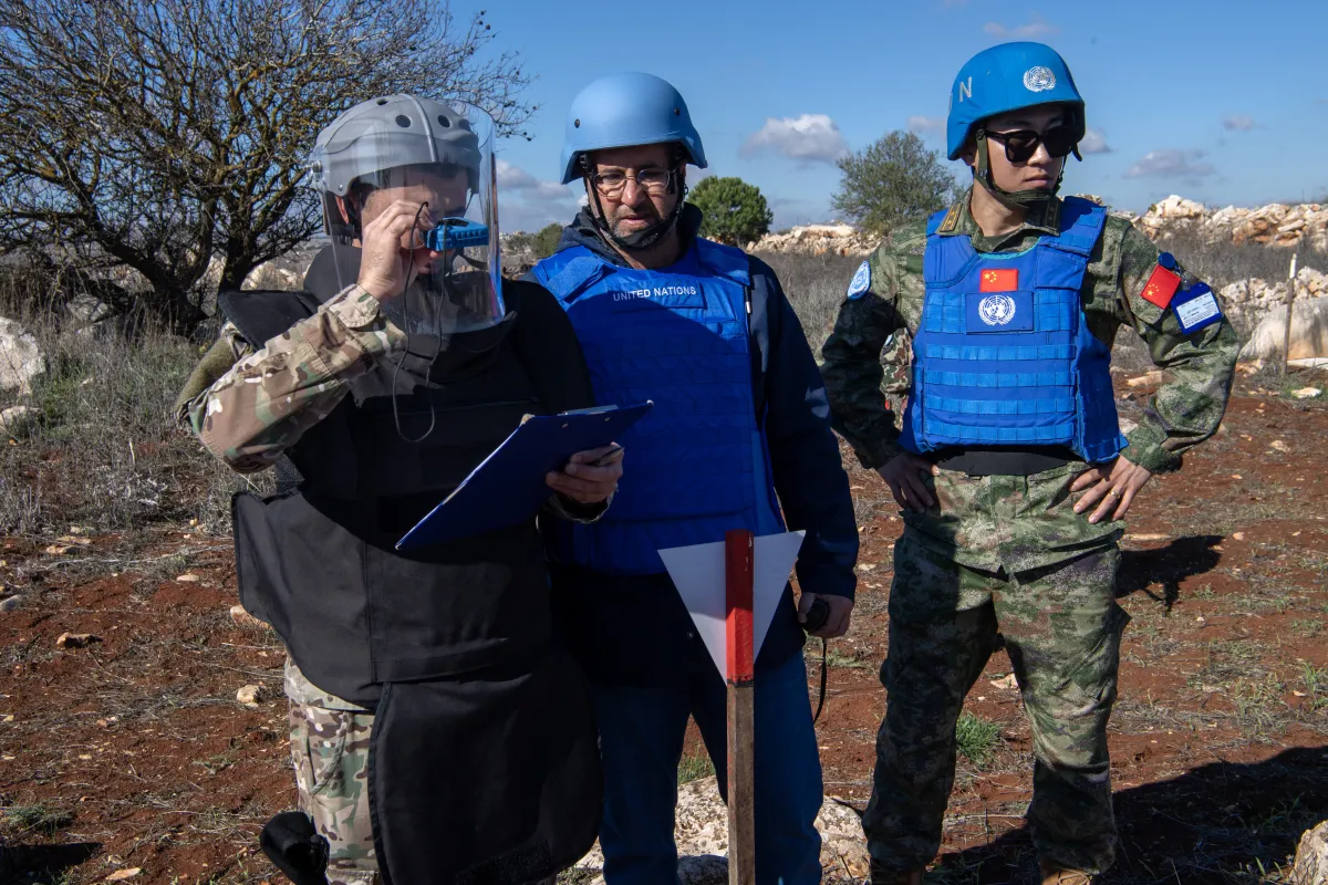 UNIFIL hands over cleared minefield to LAF UNIFIL hands over cleared minefield to LAF