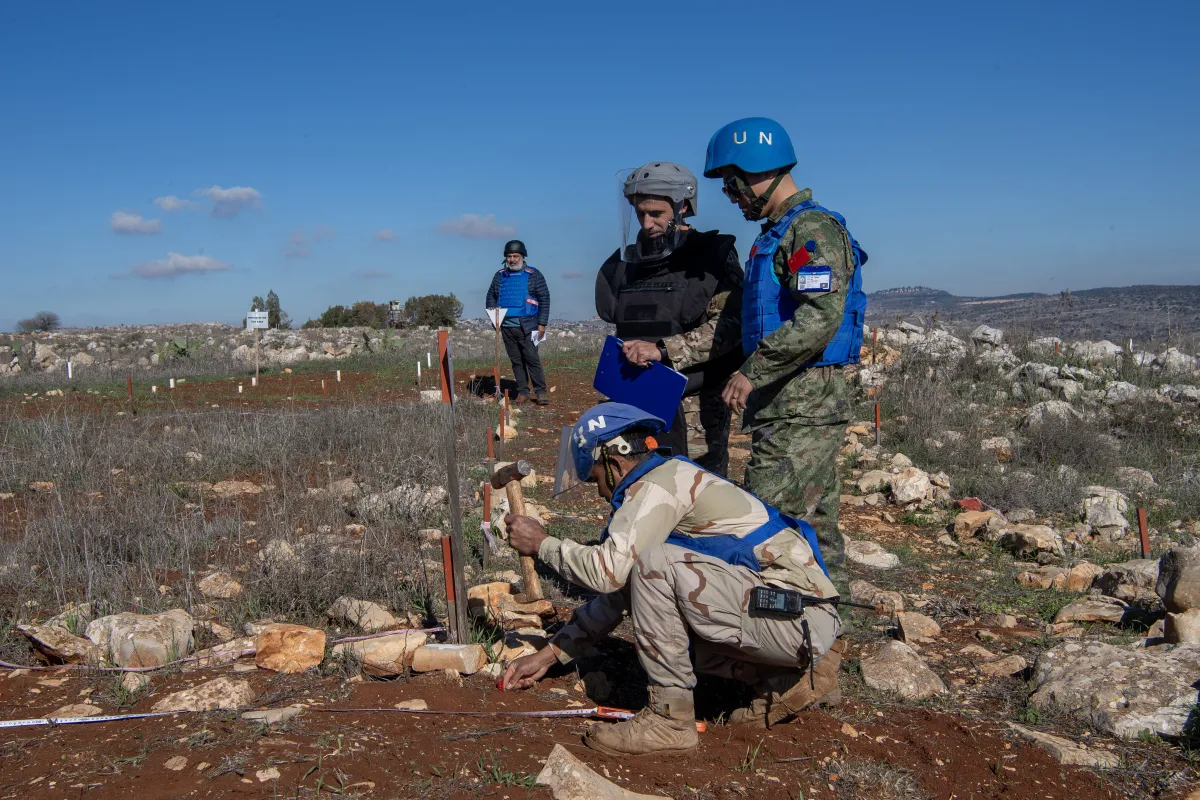 UNIFIL hands over cleared minefield to LAF UNIFIL hands over cleared minefield to LAF