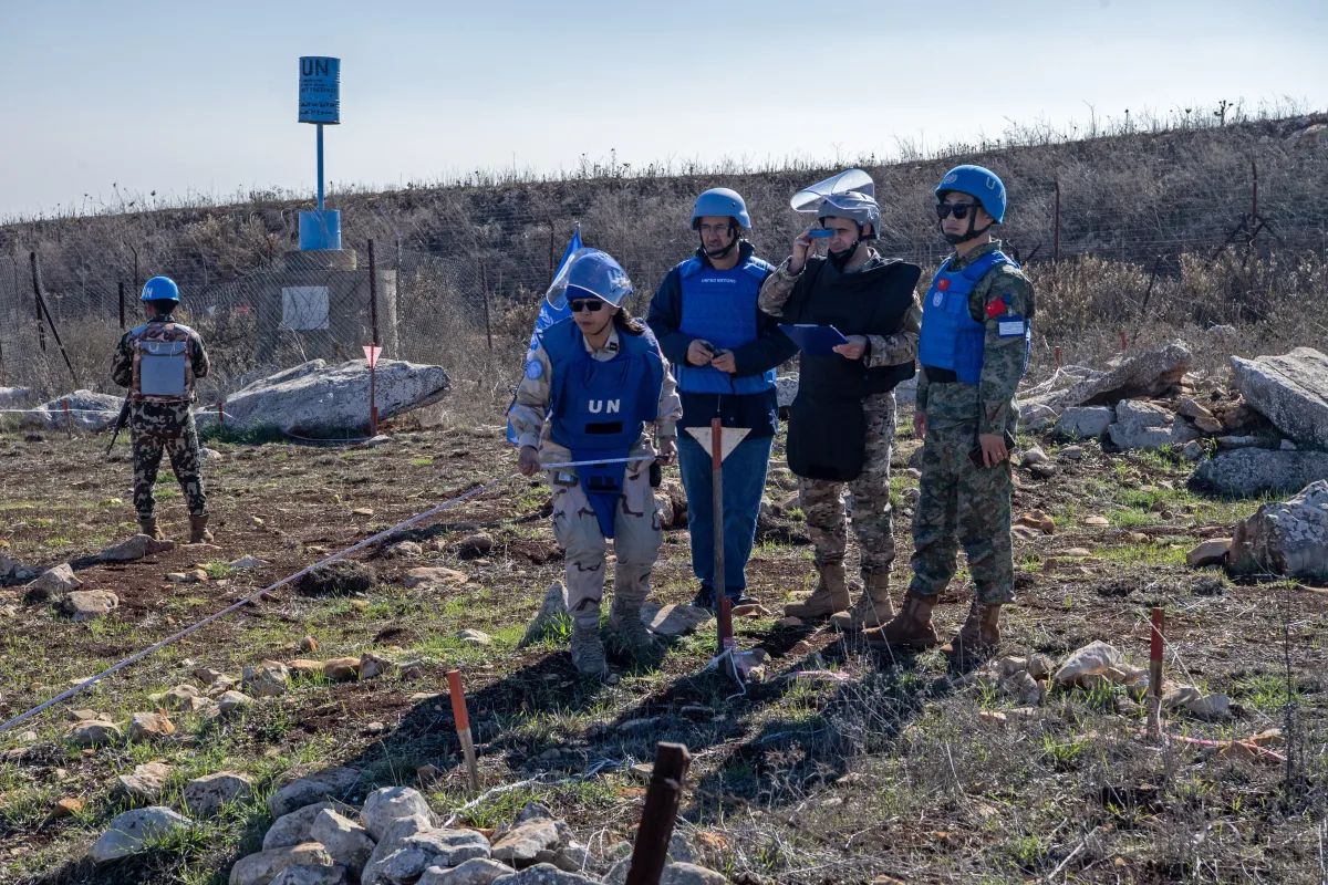 UNIFIL hands over cleared minefield to LAF UNIFIL hands over cleared minefield to LAF