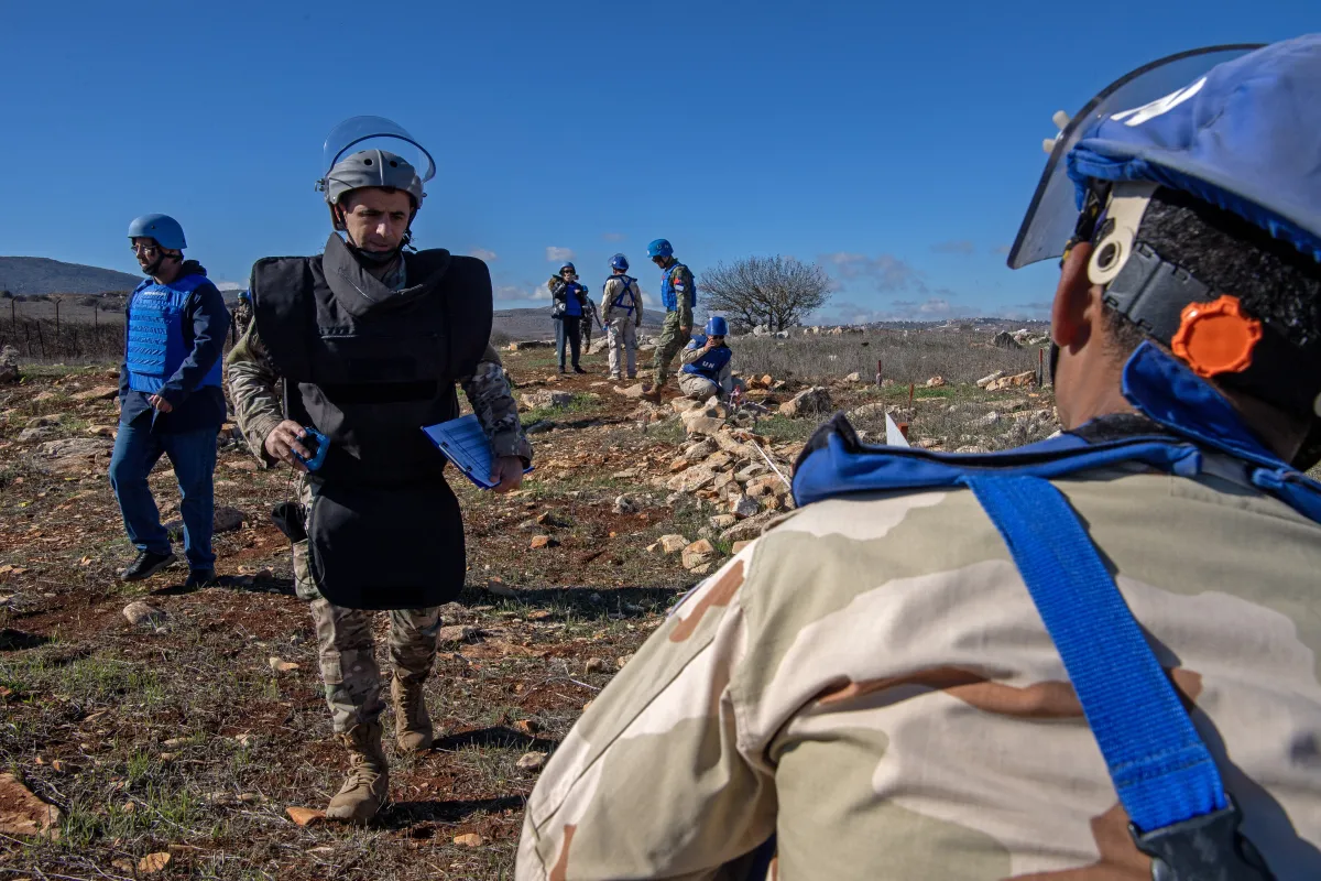 UNIFIL hands over cleared minefield to LAF UNIFIL hands over cleared minefield to LAF