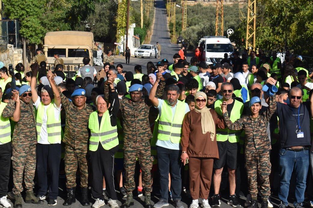 peacekeepers lead “Walk for Peace” in South Lebanon peacekeepers lead “Walk for Peace” in South Lebanon