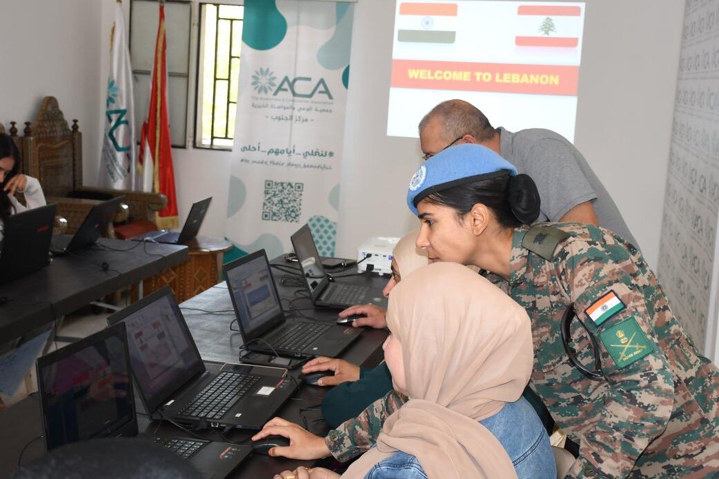 Peacekeepers launch computer course for local women Peacekeepers launch computer course for local women