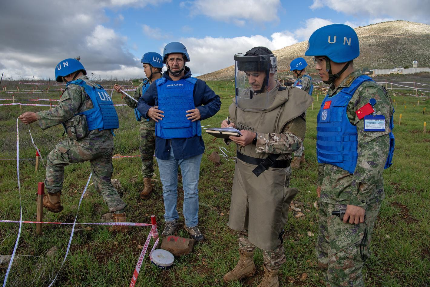 Handover of cleared minefields in Maroun al-Ras to the LAF