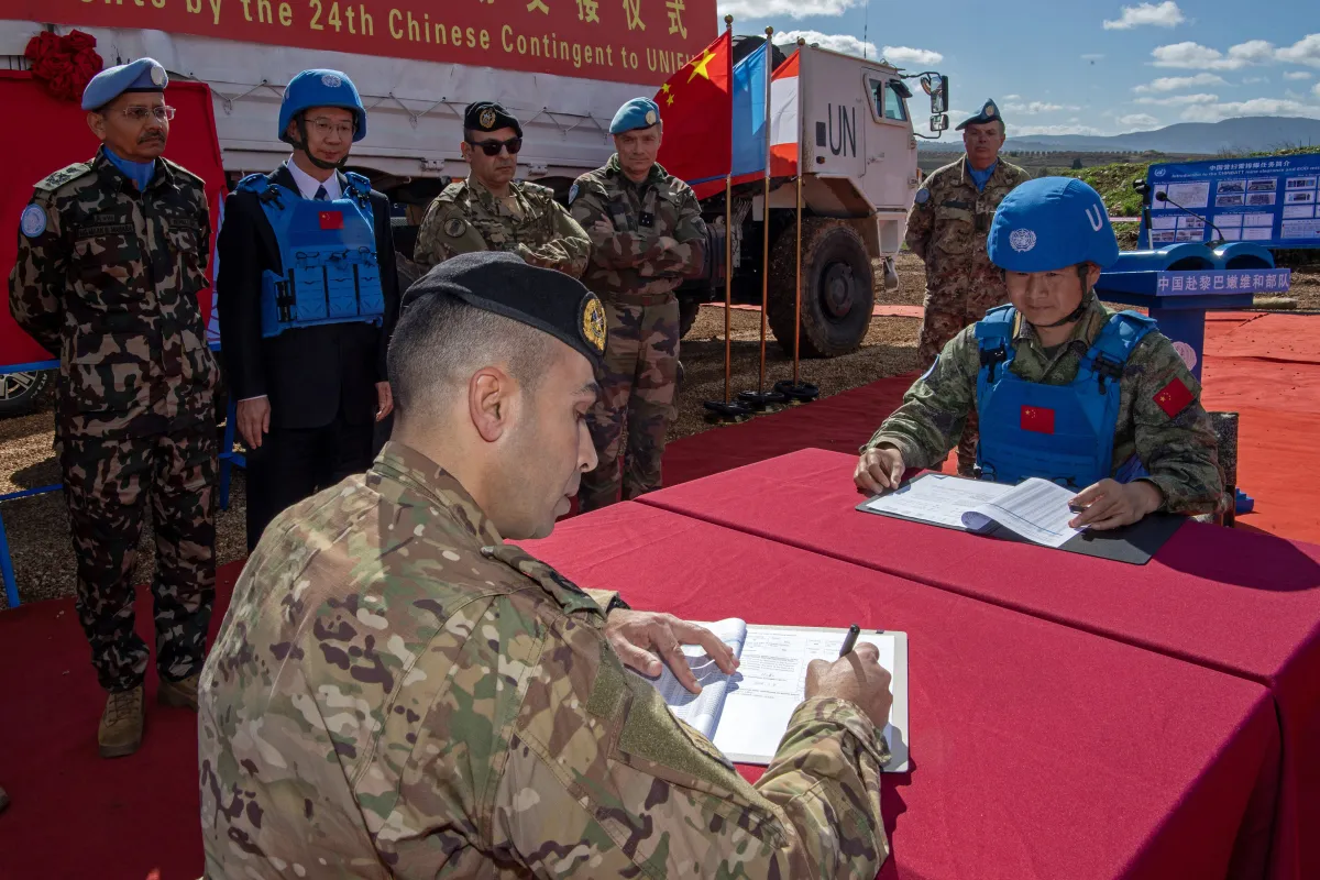 Handover of cleared minefields in Maroun al-Ras to the LAF