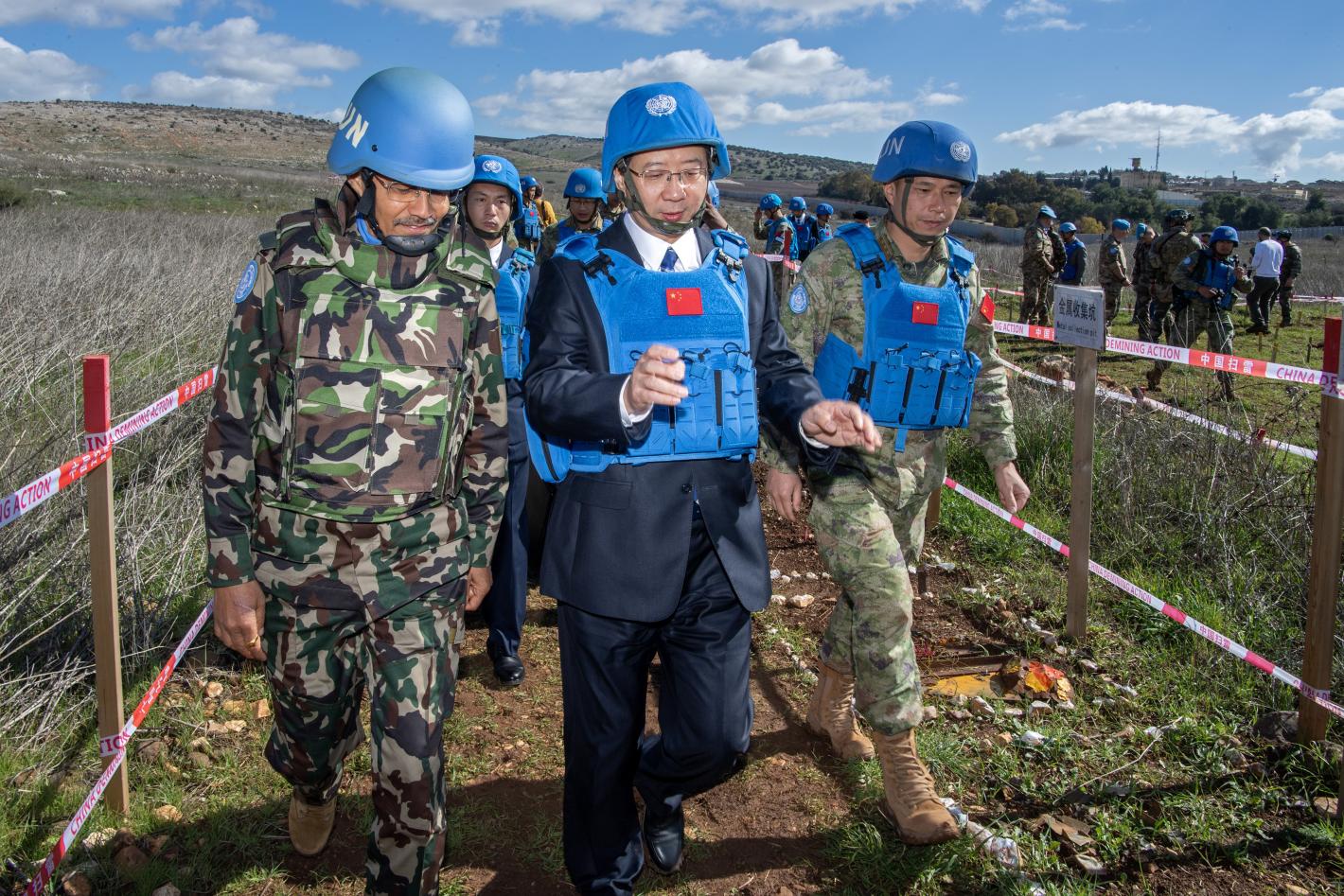 Handover of cleared minefields in Maroun al-Ras to the LAF