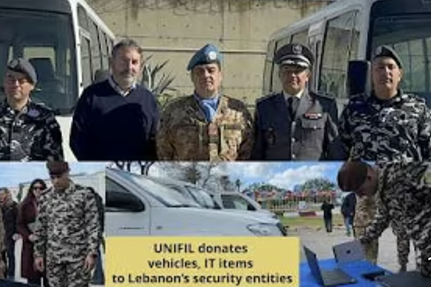 UNIFIL donates vehicles, IT equipments to Lebanon’s security entities