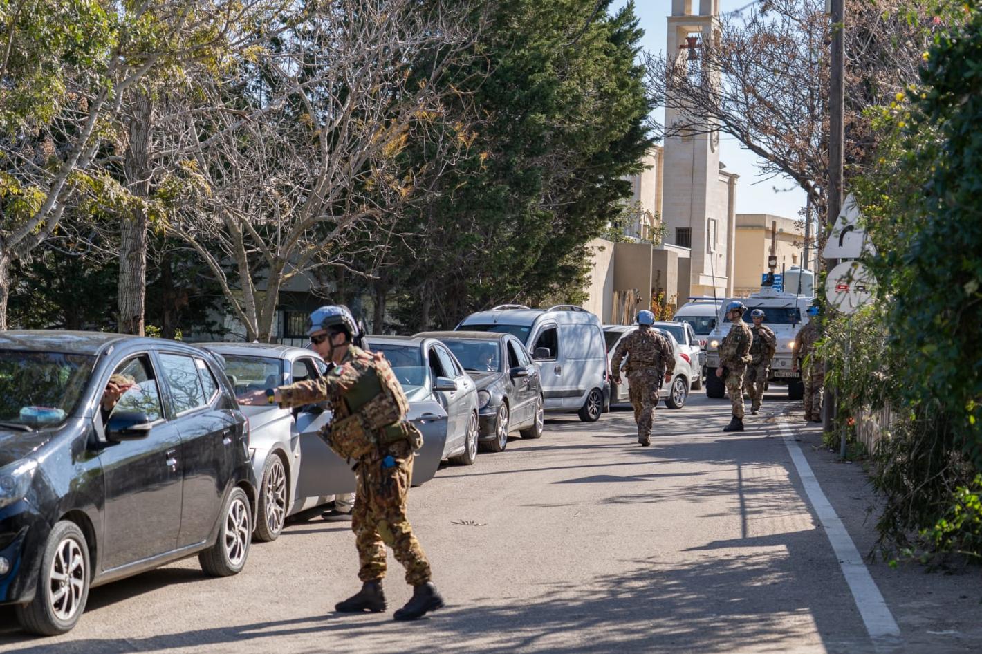 UNIFIL peacekeepers prepare to depart Alma Shaab