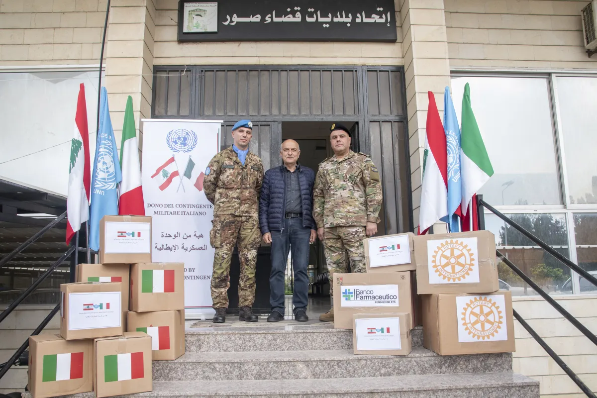 13 tons of items donated for displaced people in Tyre