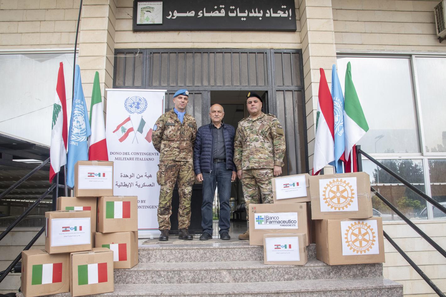 13 tons of items donated for displaced people in Tyre