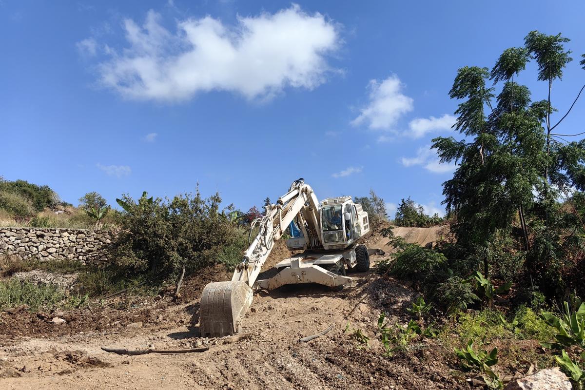 support rehabilitation of civilian infrastructure