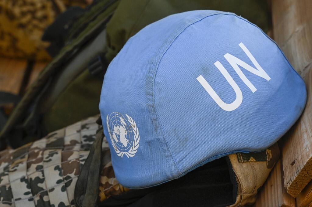 A UN Blue Helmet