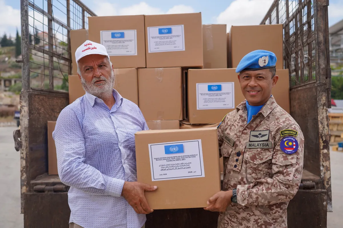 Peacekeepers support local communities