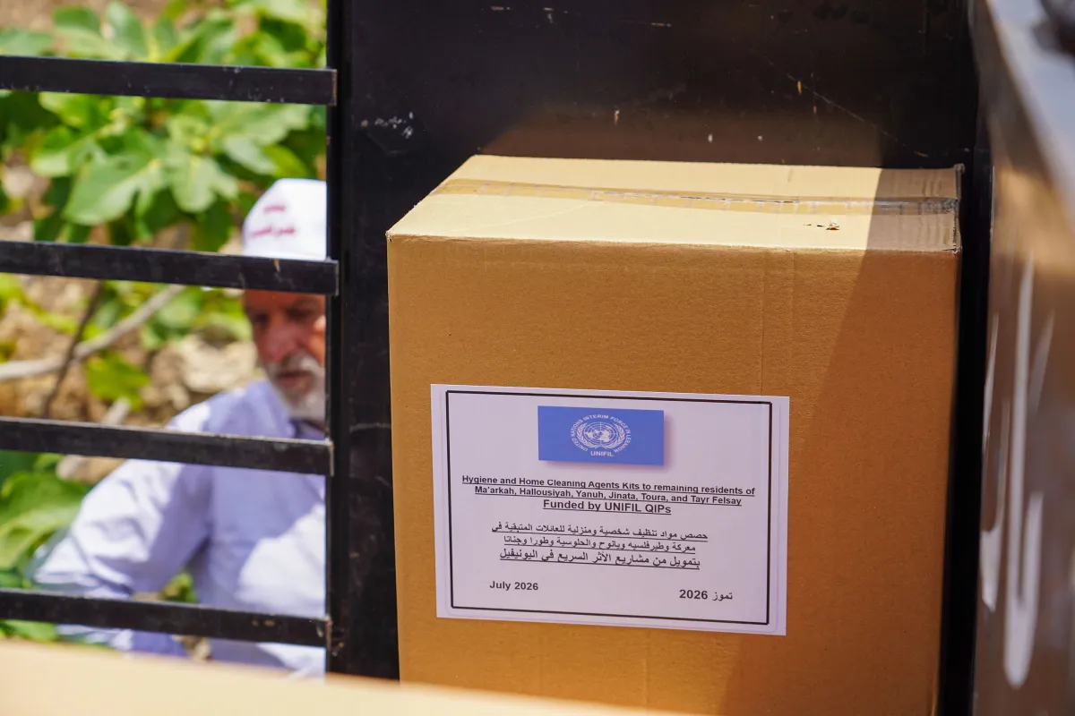 Peacekeepers support local communities