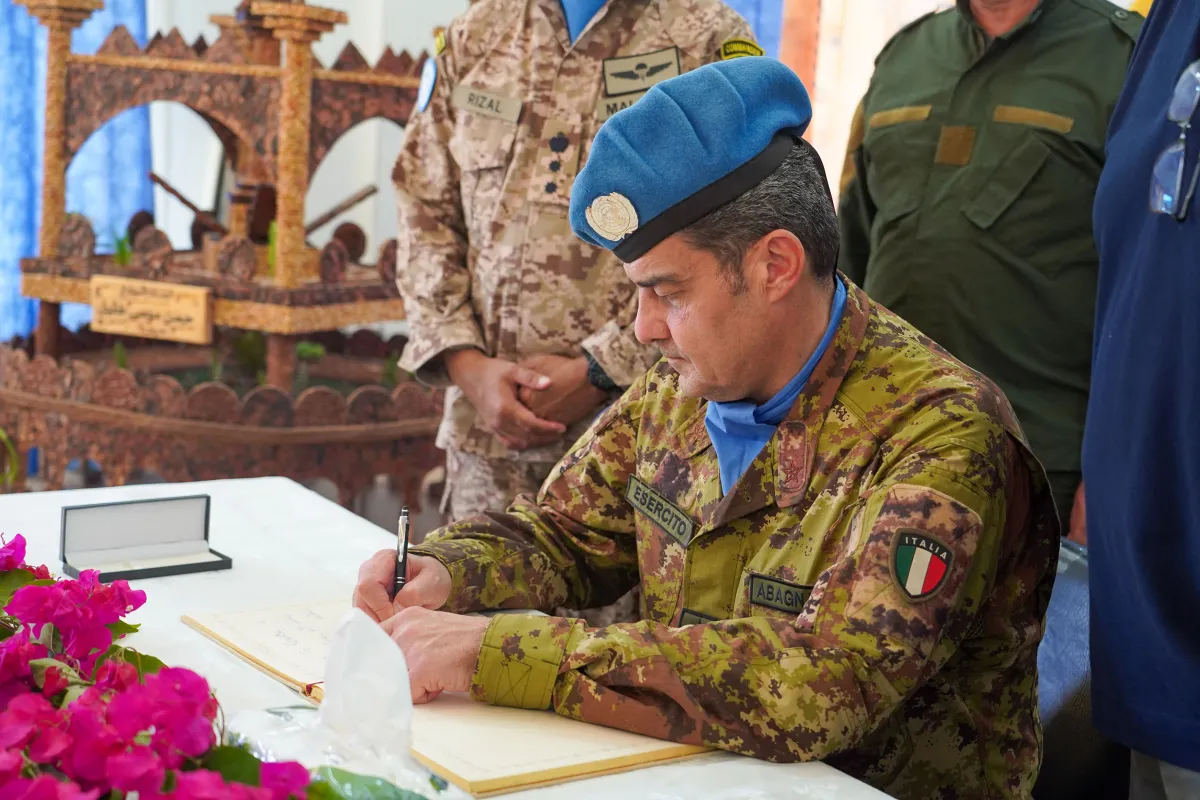 Peacekeepers support local communities
