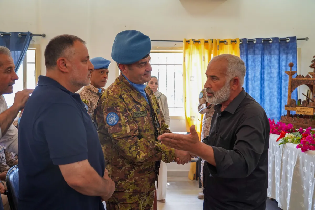 Peacekeepers support local communities