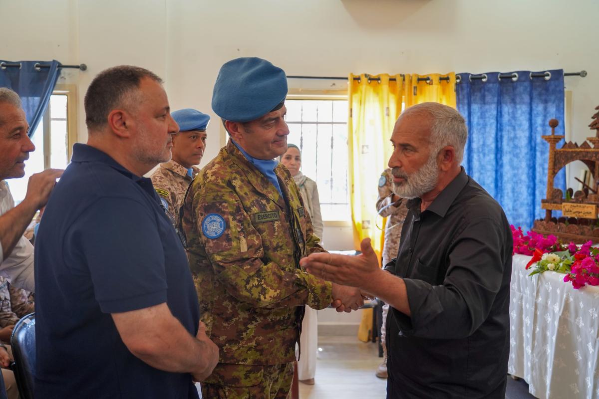 Peacekeepers support local communities