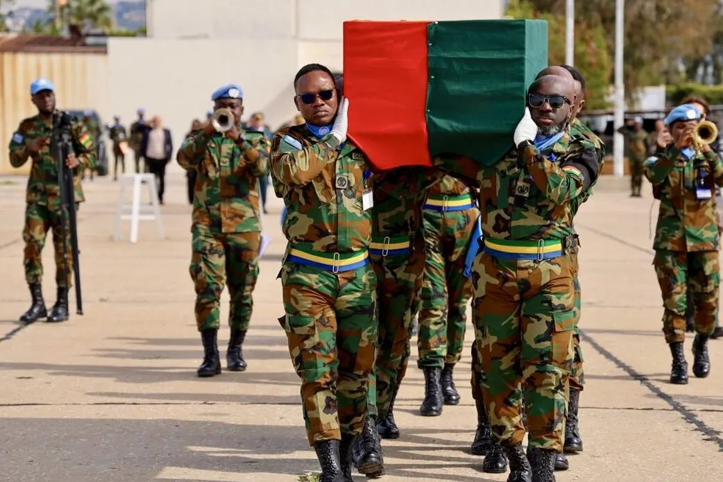 UNIFIL and Lebanese Armed Forces honour fallen Ghanaian peacekeeper