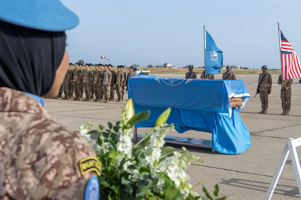 UNIFIL, LAF pay tribute to fallen Malaysian peacekeeper