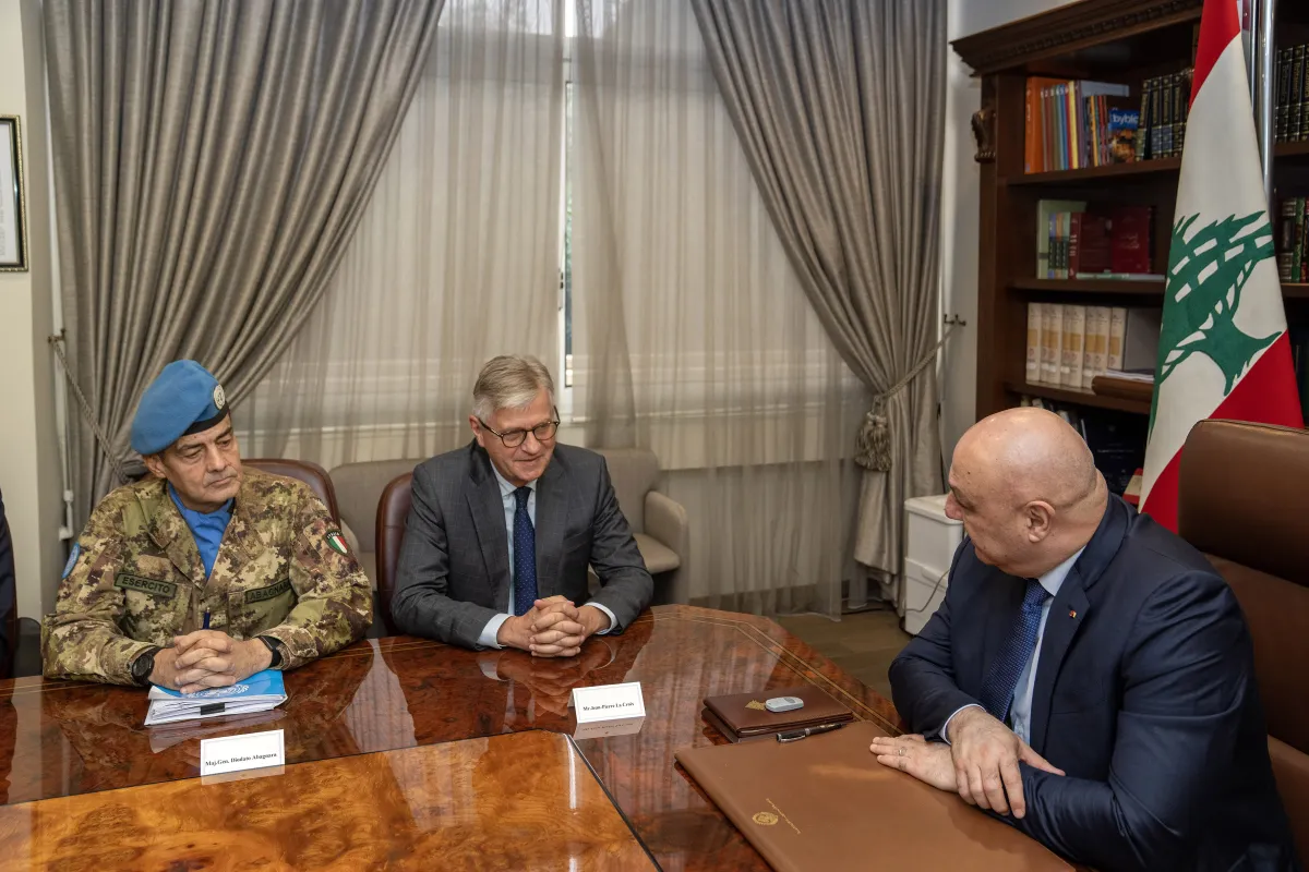 Lacroix reaffirms UN commitment to peace and stability as UNIFIL prepares for drawdown