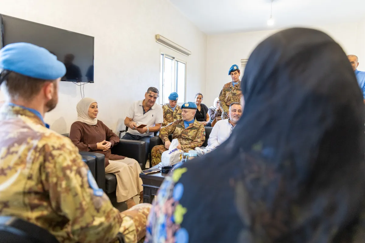 UNIFIL peacekeepers work alongside communities to support recovery