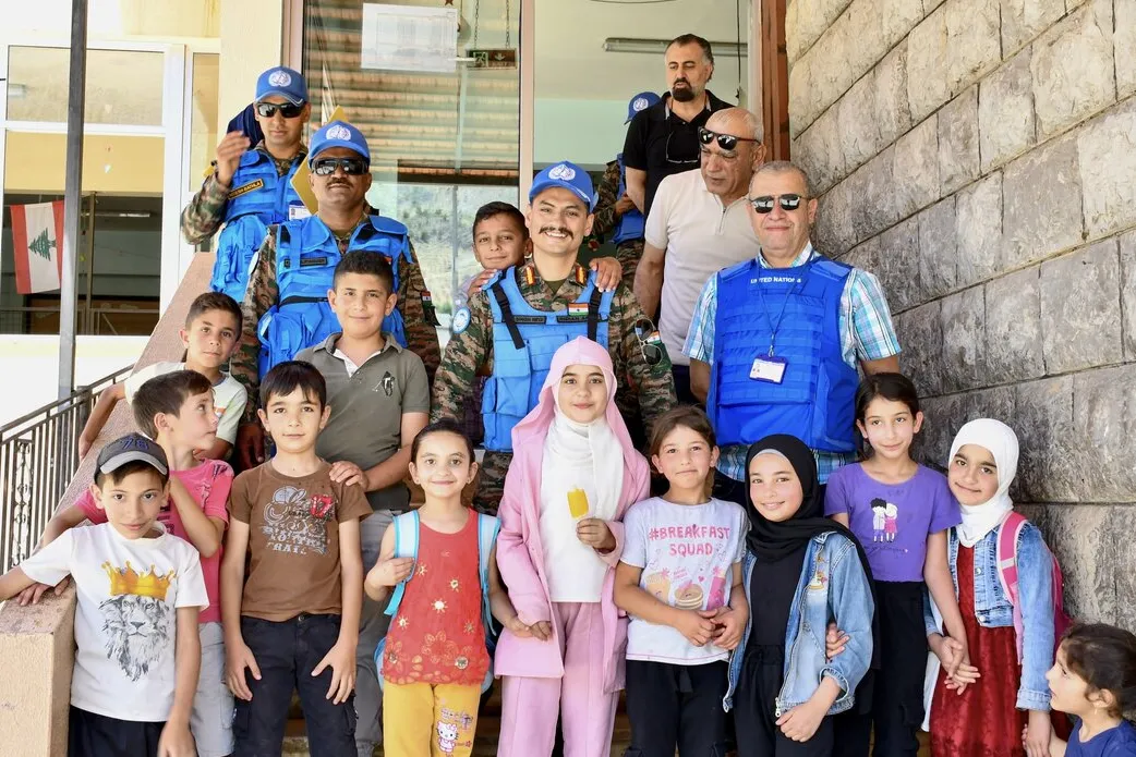 UNIFIL peacekeepers inspire at Shebaa's Primary School