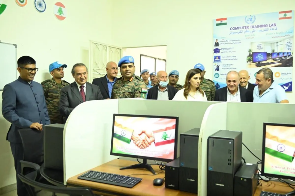 UNIFIL peacekeepers work alongside communities to support recovery