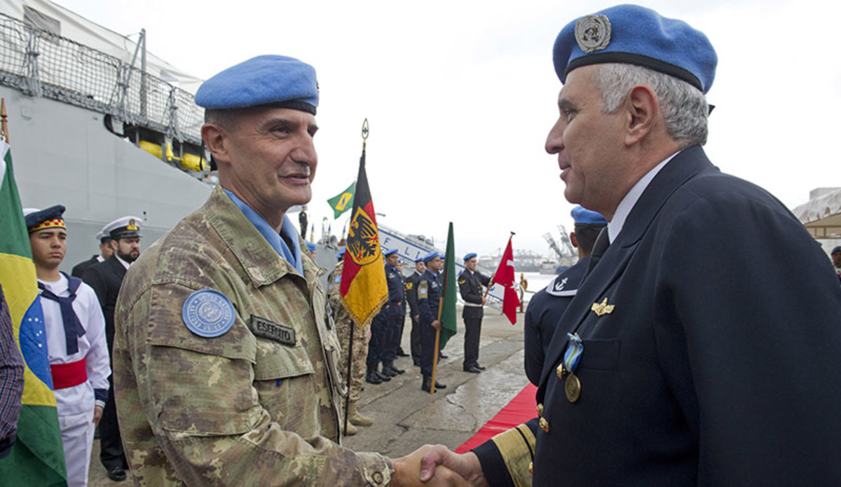 UNIFIL's Maritime Task Force (MTF) Admiral hands over Command | UNIFIL