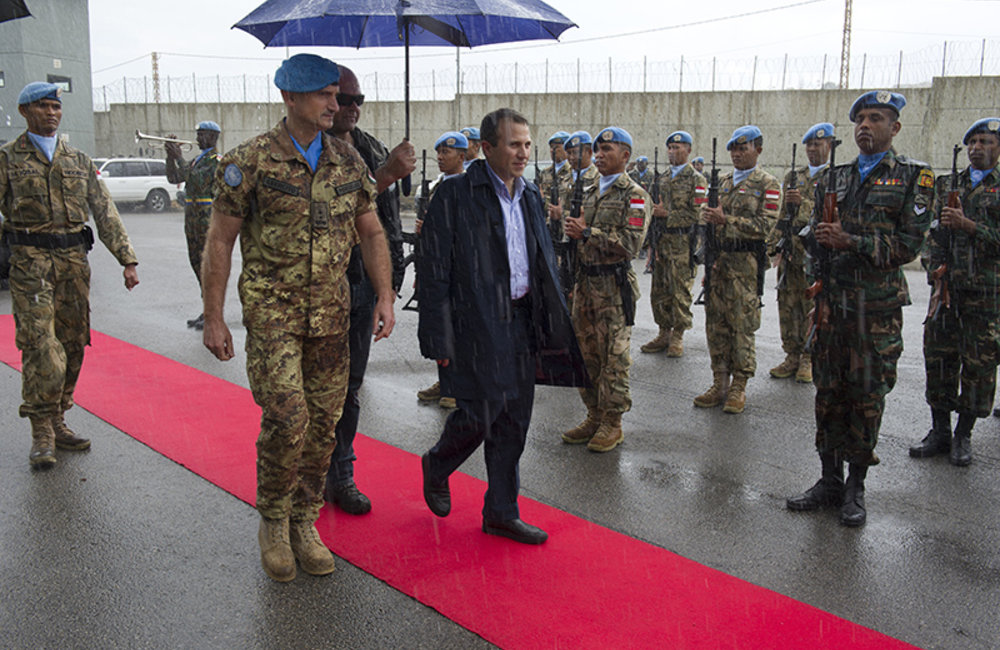 Lebanese Foreign Minister visits UNIFIL