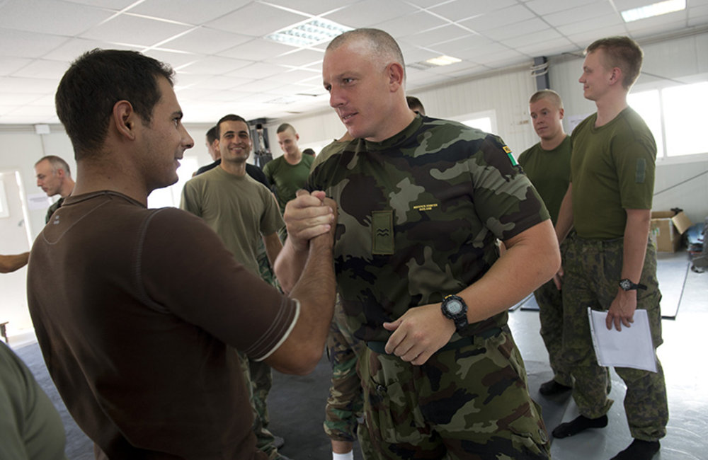 LAF, UNIFIL jointly train in unarmed combat exercise