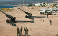 القوات المسلحة اللبنانية واليونيفيل يجريان تدريباً مشتركاً بالمدفعية، ١٤ نيسان ٢٠١١