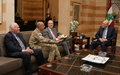 UNIFIL Force Commander meets Lebanese Prime Minister Tammam Salam