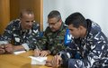 UNIFIL troops and ISF officers share experience on policing techniques