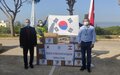 دعم من جنود حفظ السلام الكوريين لتعزيز المؤسسات المحلية