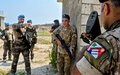 تدريب وتبادل خبرات بين قوة الاحتياط التابعة للقائد العام في اليونيفيل والقوات المسلحة اللبنانية
