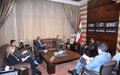 رئيس بعثة اليونيفيل اللواء بيري يلتقي رئيس الحكومة المكلف الحريري في إطار زيارته الوداعية