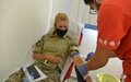 UNIFIL peacekeepers donate blood for victims of Beirut explosions
