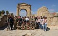 جنديات حفظ سلام تابعات لليونيفيل وضباط نساء من المنطقة يعملن على حماية التراث الثقافي