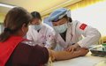 Chinese peacekeepers organize free medical camp