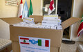 Italian UNIFIL Peacekeepers deliver essentials to Lebanese Red Cross and Tyre Crisis Unit