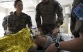 Dramatic medical evacuation exercise by UNIFIL peacekeepers